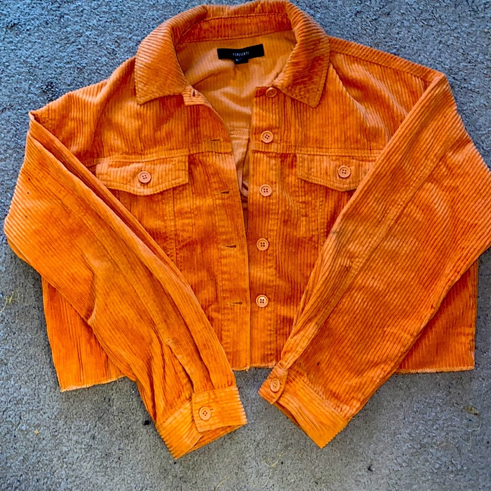 Orange Crop Corduroy Jacket 🔥